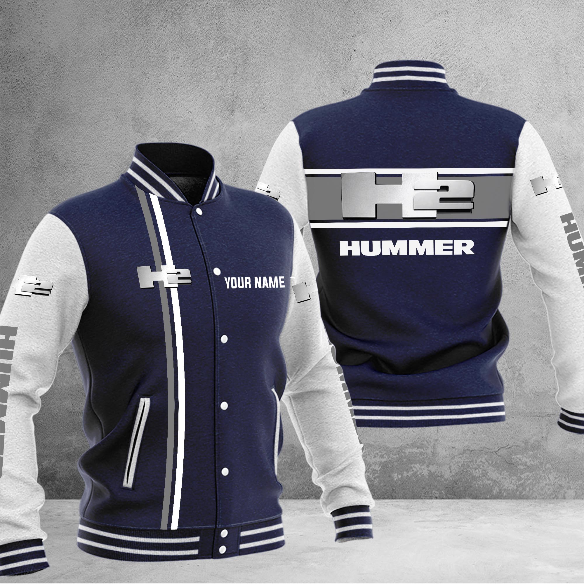 H2 Hummer Baseball Jacket