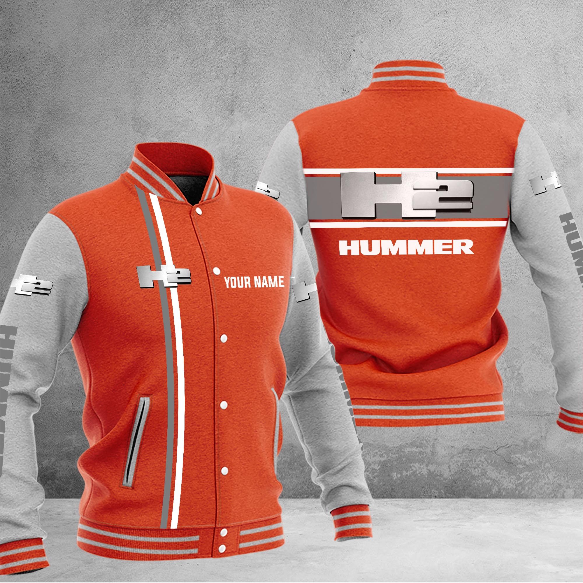 H2 Hummer Baseball Jacket