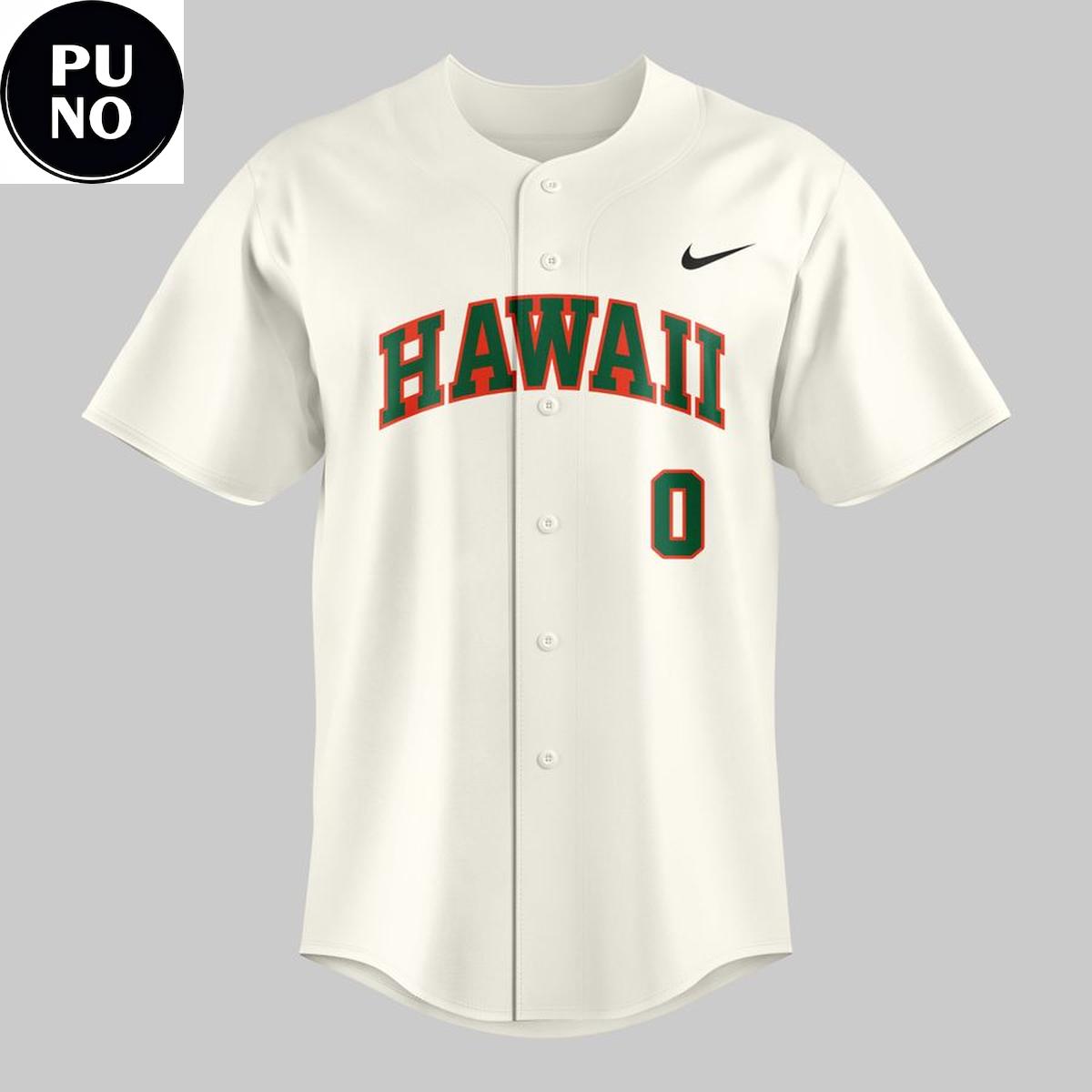 Hawaii Rainbow Warriors 2026 New Personalized Baseball Jersey