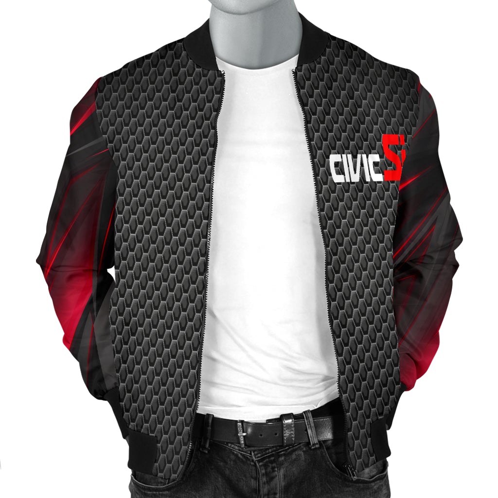Honda Civic Si Men's Bomber Jacket RA