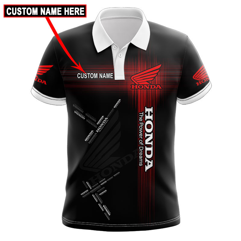 Honda Skull Tshirt, sweatshirt, Polo, Hawaiian, Hoodie 3D Apparel Full Printing Custom Name