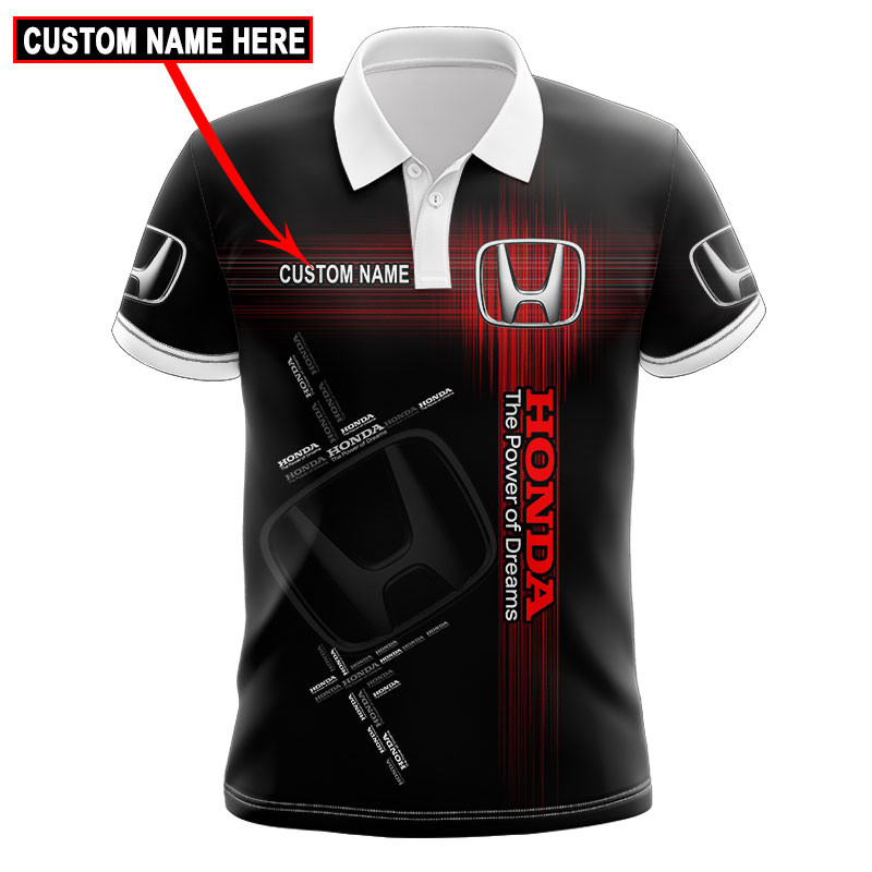 Honda Skull Tshirt, sweatshirt, Polo, Hawaiian, Hoodie 3D Apparel Full Printing Custom Name