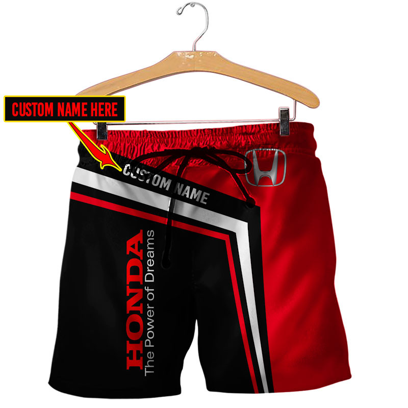 Honda Skull Tshirt, sweatshirt, Polo, Hawaiian, Hoodie 3D Apparel Full Printing Custom Name