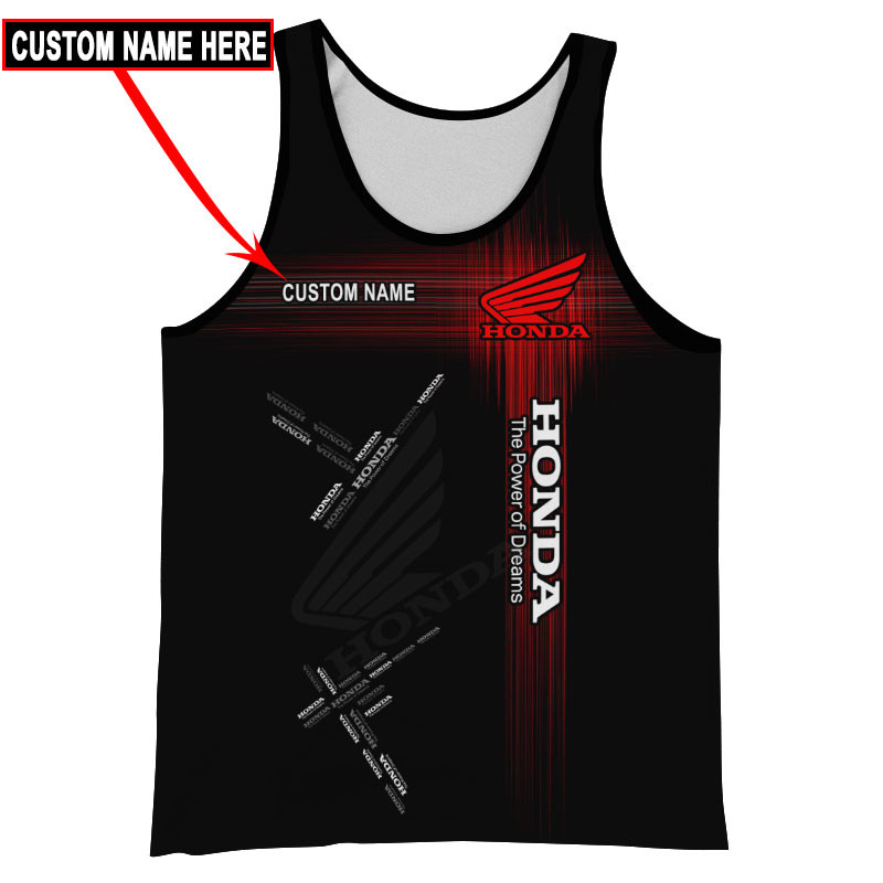 Honda Skull Tshirt, sweatshirt, Polo, Hawaiian, Hoodie 3D Apparel Full Printing Custom Name