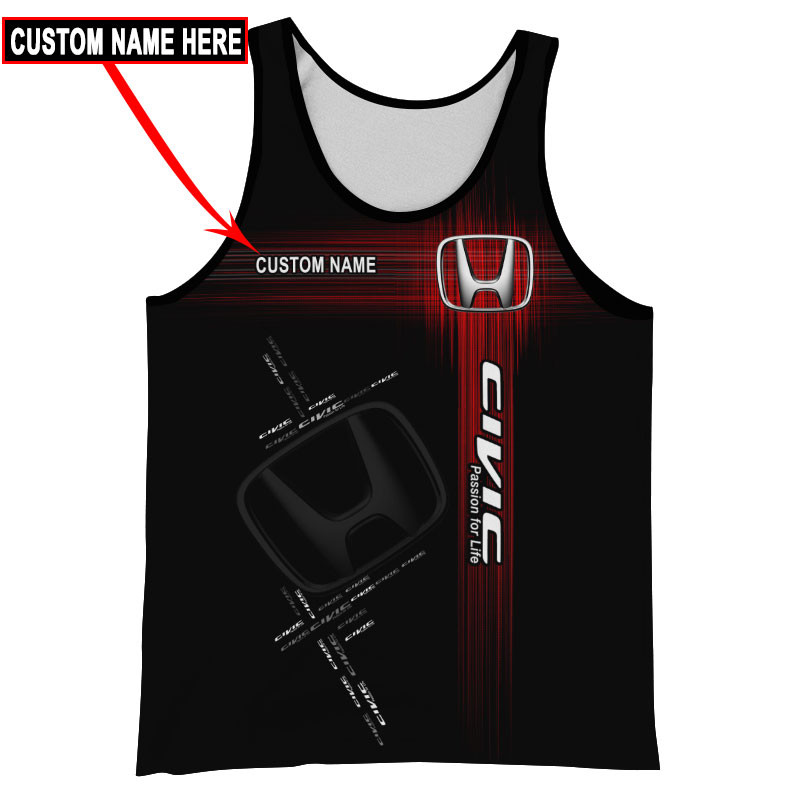 Honda Skull Tshirt, sweatshirt, Polo, Hawaiian, Hoodie 3D Apparel Full Printing Custom Name