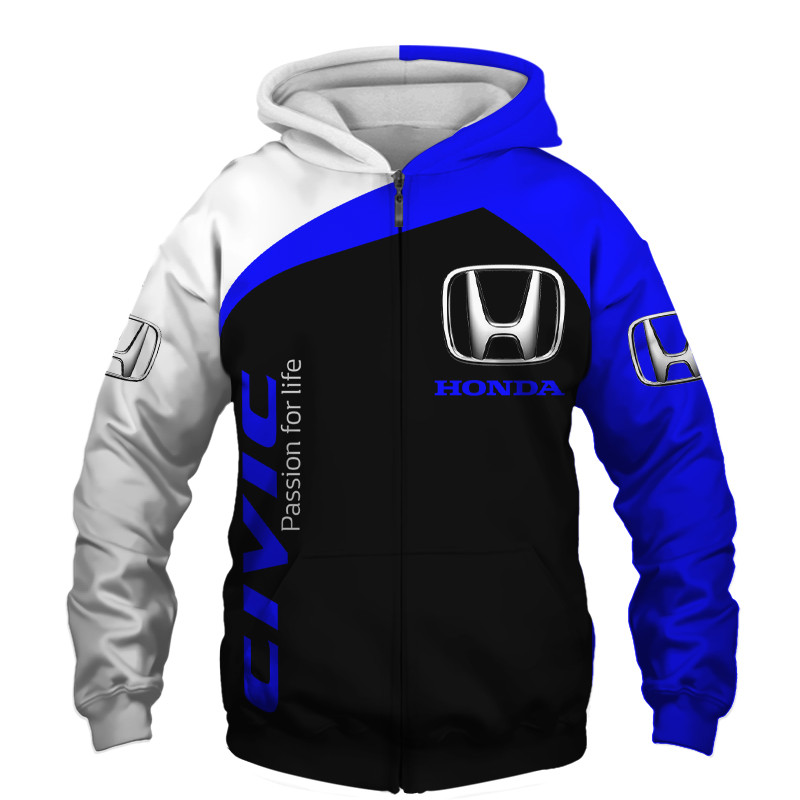 Honda t-shirt hoodie apparel 3D full printing