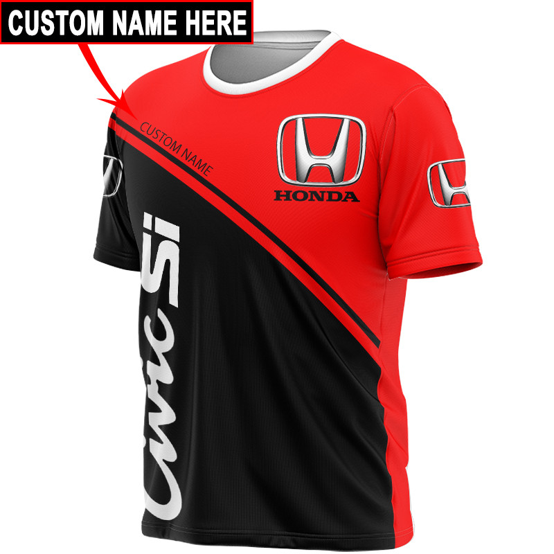 Honda t-shirt hoodie apparel 3D full printing