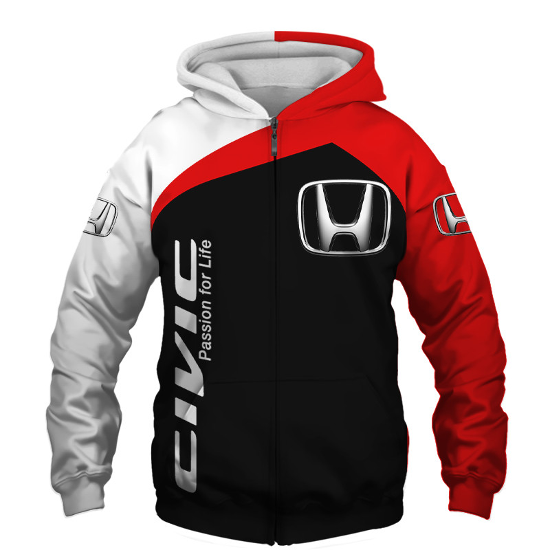Honda t-shirt hoodie apparel 3D full printing