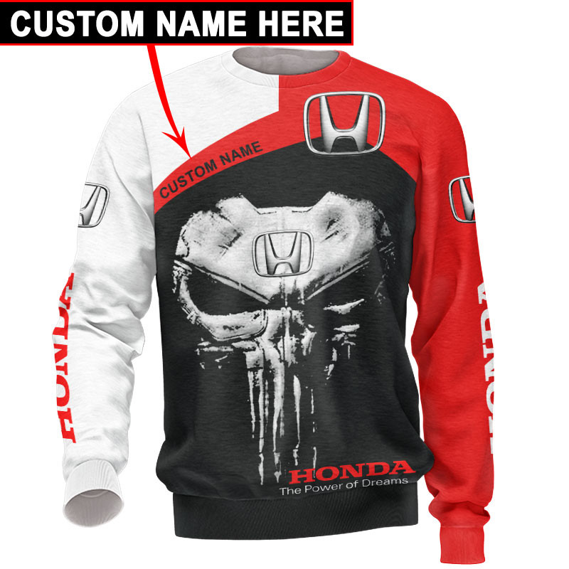 Honda t-shirt hoodie apparel 3D full printing