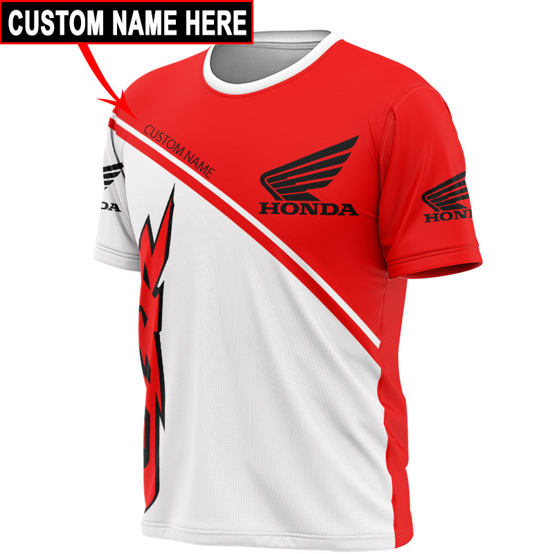 Honda t-shirt hoodie apparel 3D full printing