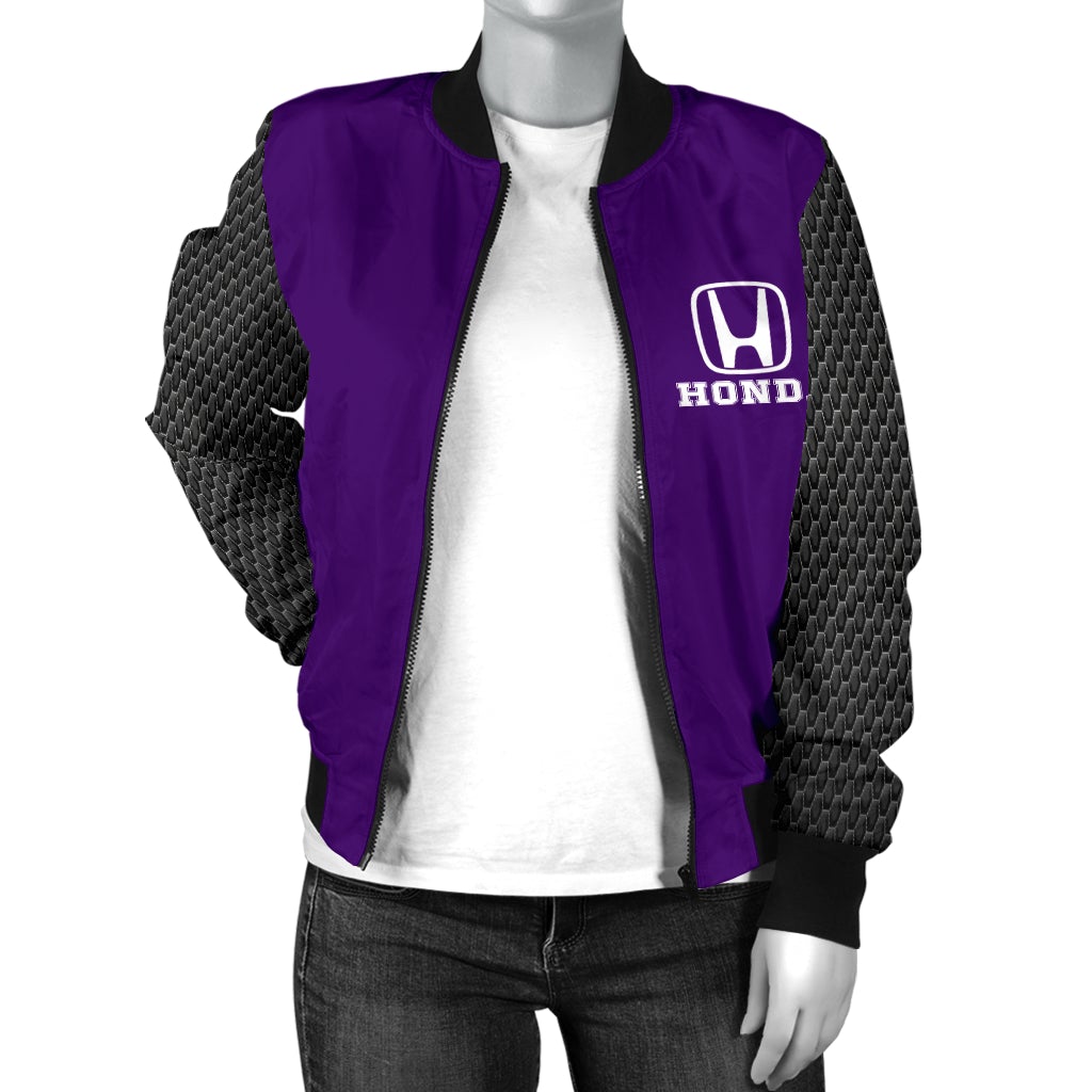 Honda Women's Bomber Jacket Purple