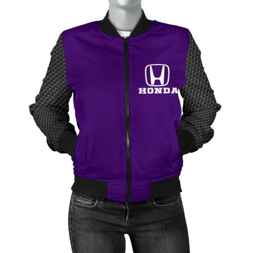 Honda Women's Bomber Jacket Purple