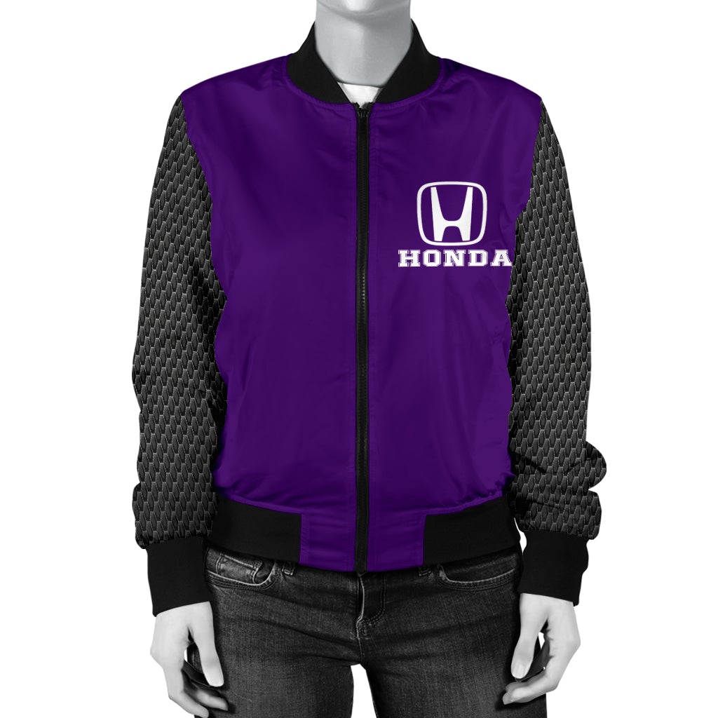 Honda Women's Bomber Jacket Purple
