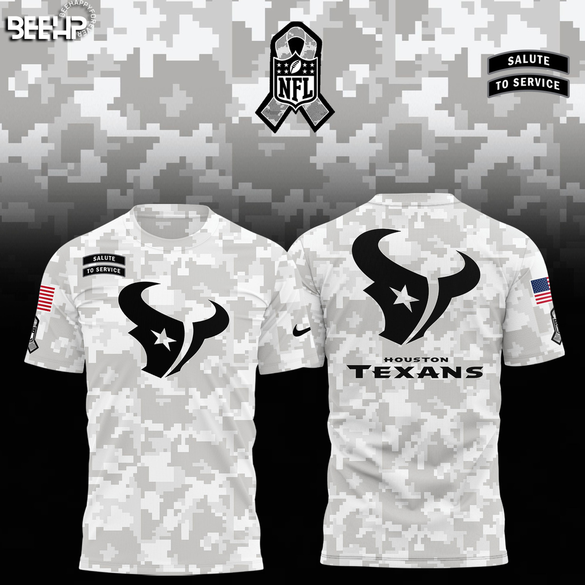 Houston Texans Camo Salute to Service Combo