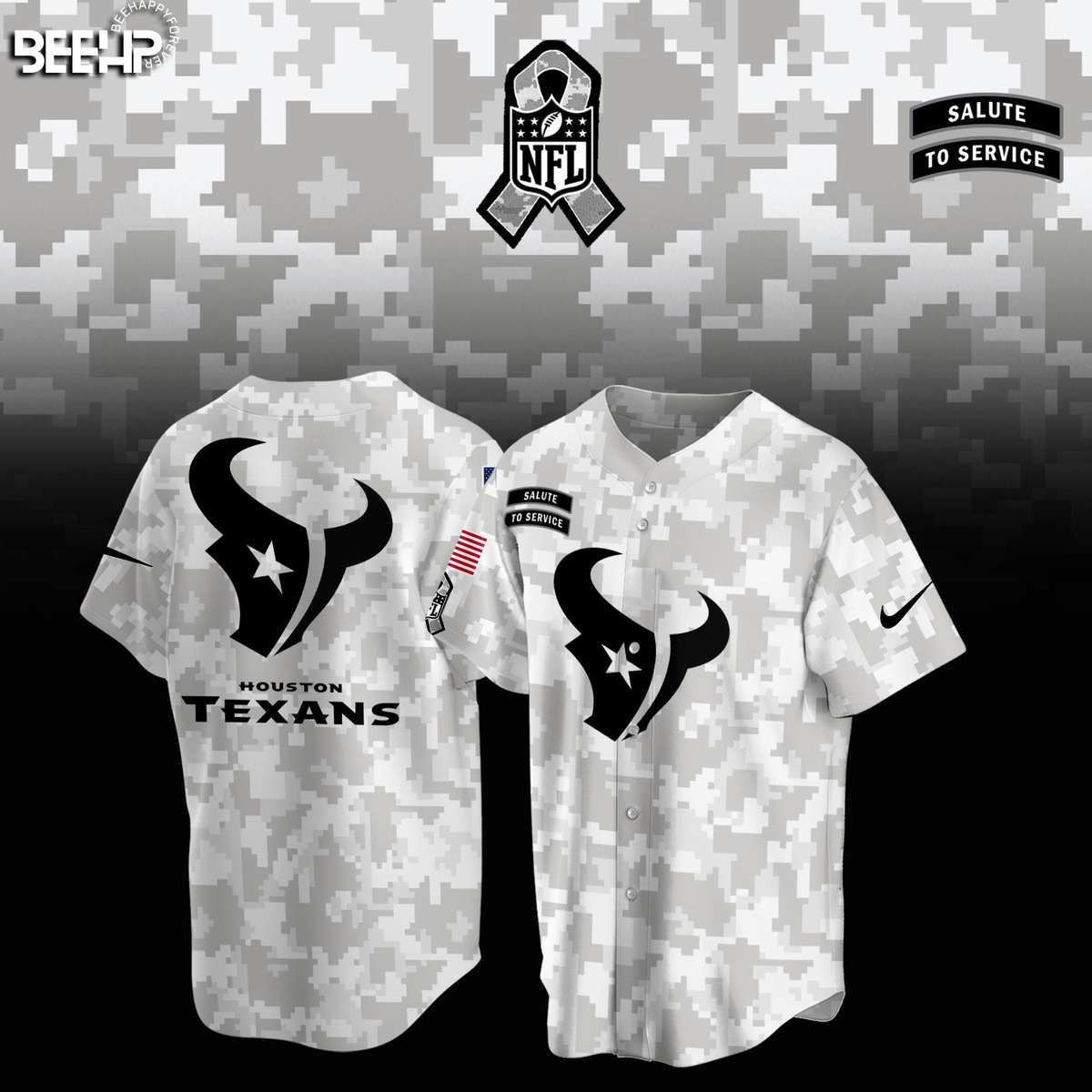Houston Texans Camo Salute to Service Combo