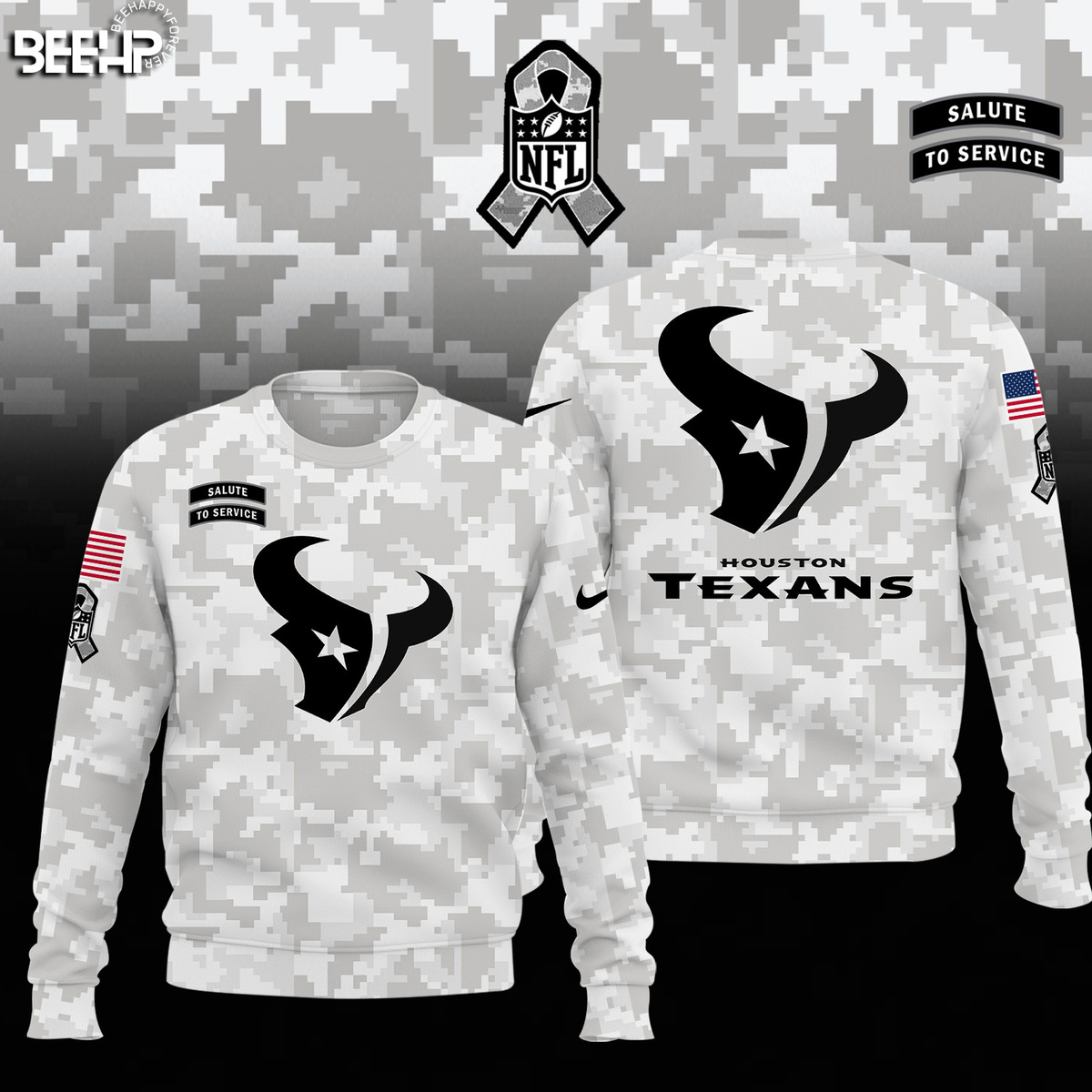 Houston Texans Camo Salute to Service Combo