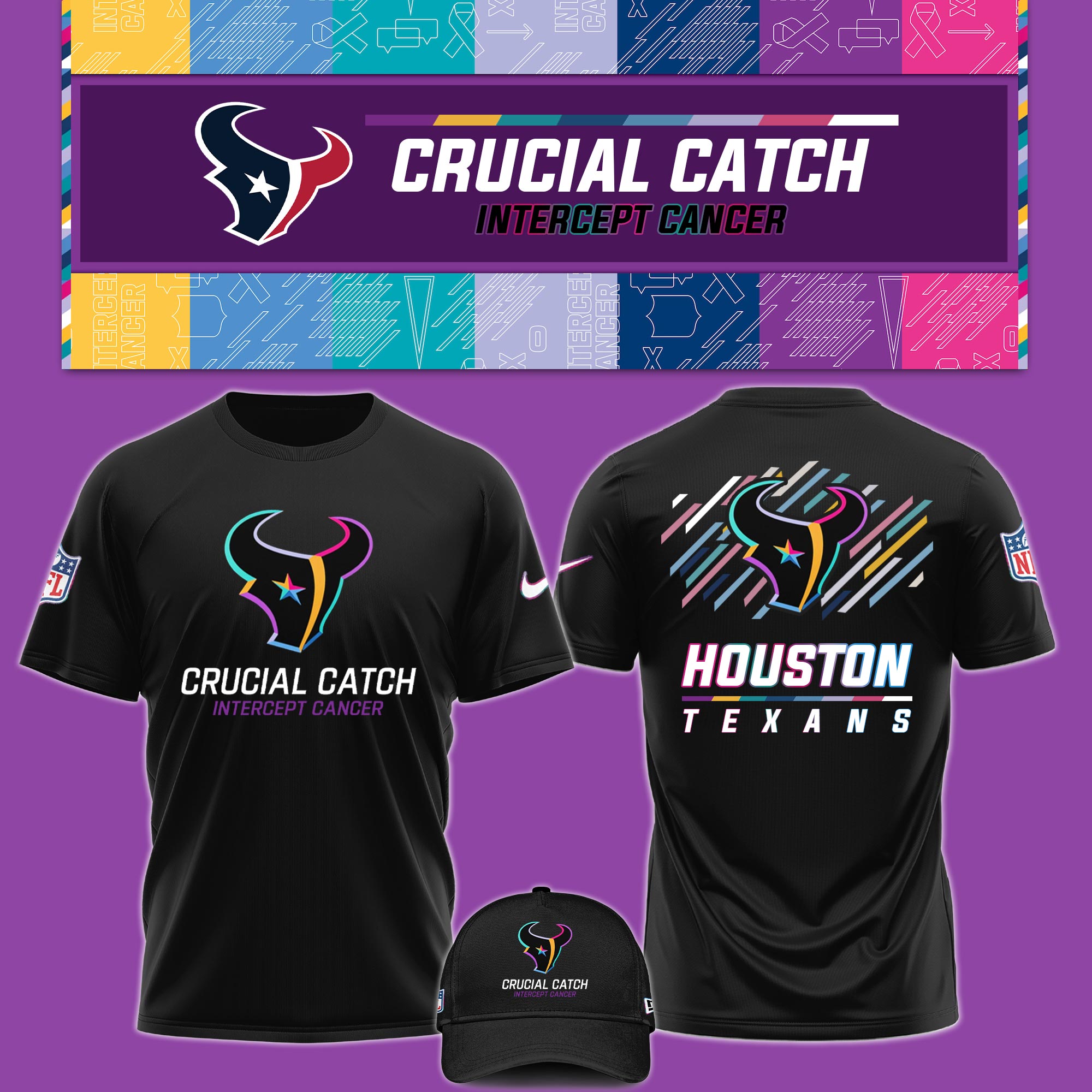 Houston Texans Crucial Catch Hoodie