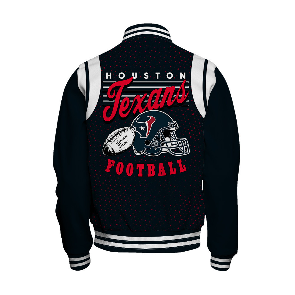 Houston Texans National Football League Make Your Mark Unisex Varsity Jacket