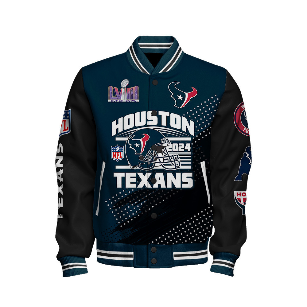 Houston Texans National Football League Varsity Jacket STM V3