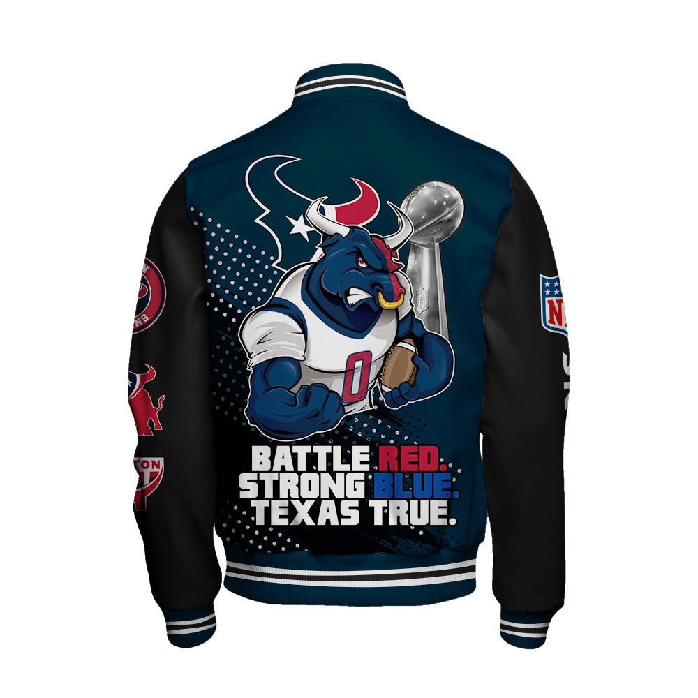 Houston Texans National Football League Varsity Jacket STM V3