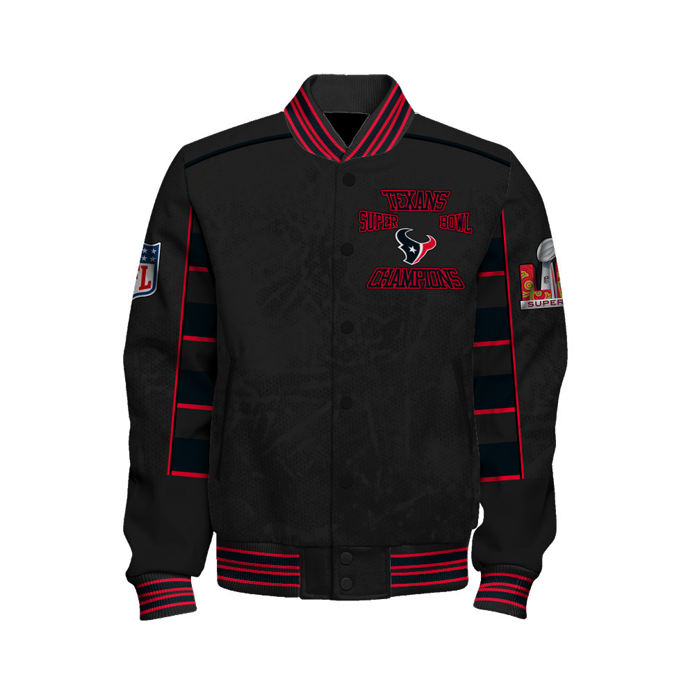 Houston Texans Super Bowl LIX Champion's Style Varsity Jacket