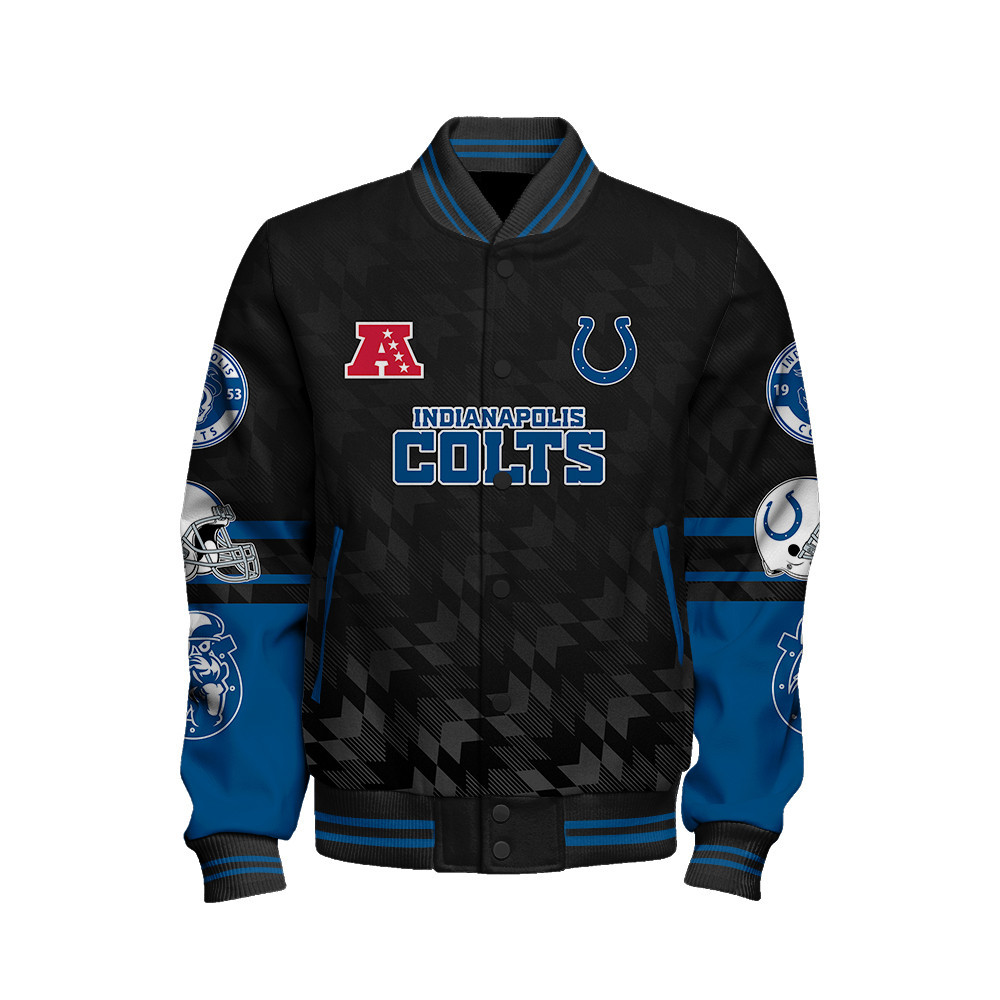 Indianapolis Colts American Football Conference Unisex Varsity Jacket V12
