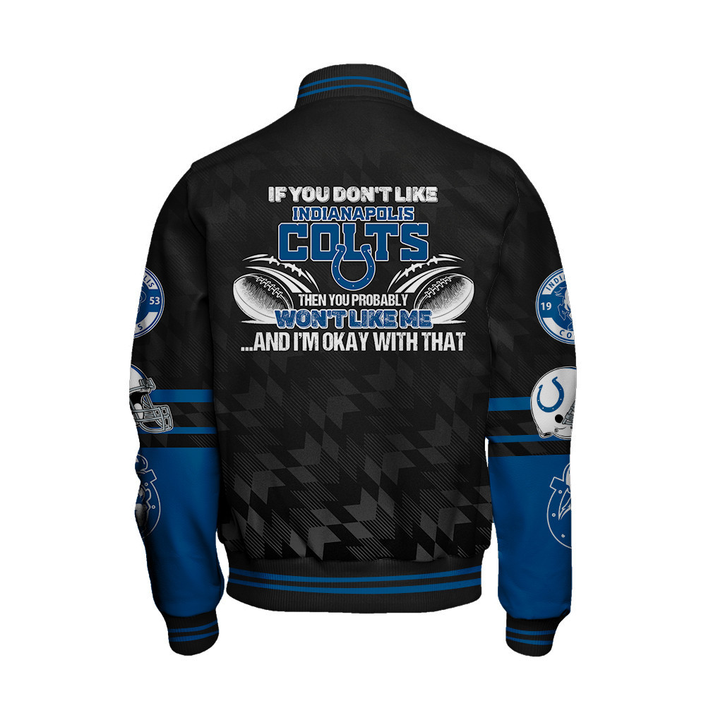 Indianapolis Colts American Football Conference Unisex Varsity Jacket V12