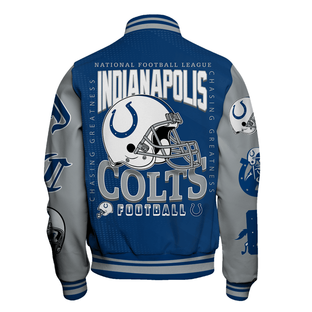 Indianapolis Colts American Football Conference Unisex Varsity Jacket V3