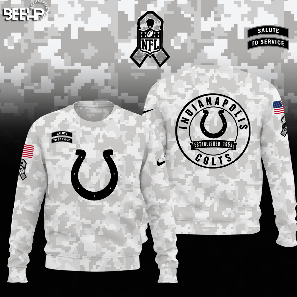 Indianapolis Colts Camo Salute to Service Combo