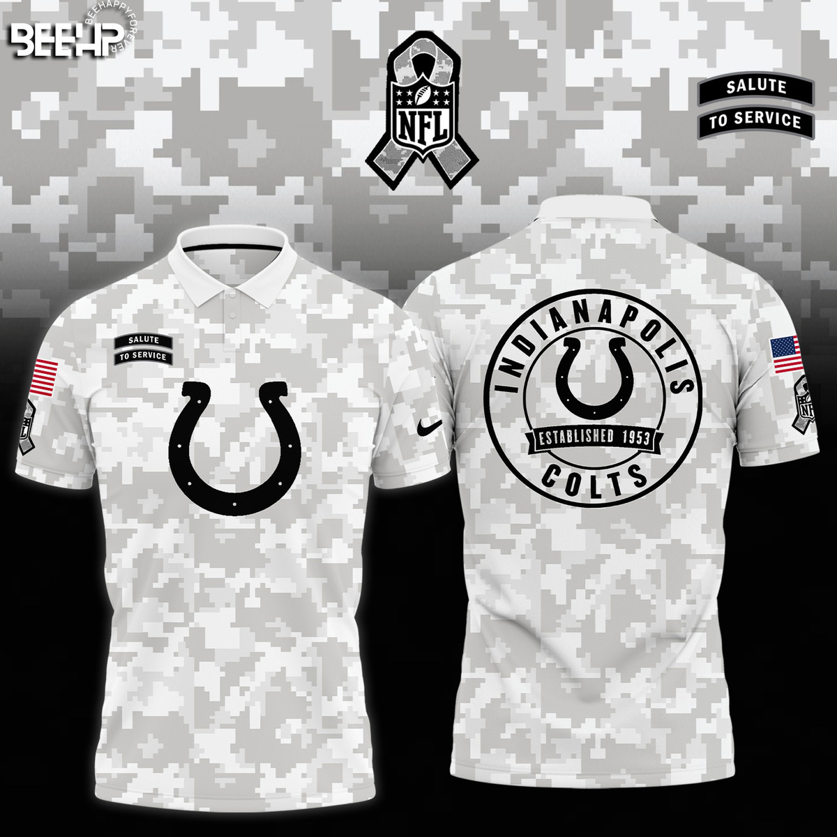 Indianapolis Colts Camo Salute to Service Combo