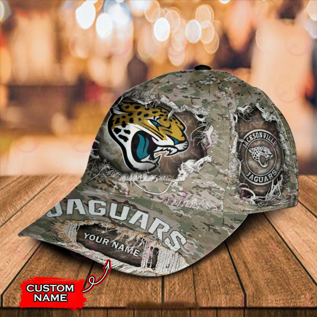 Jacksonville Jaguars-Personalized Classic Cap