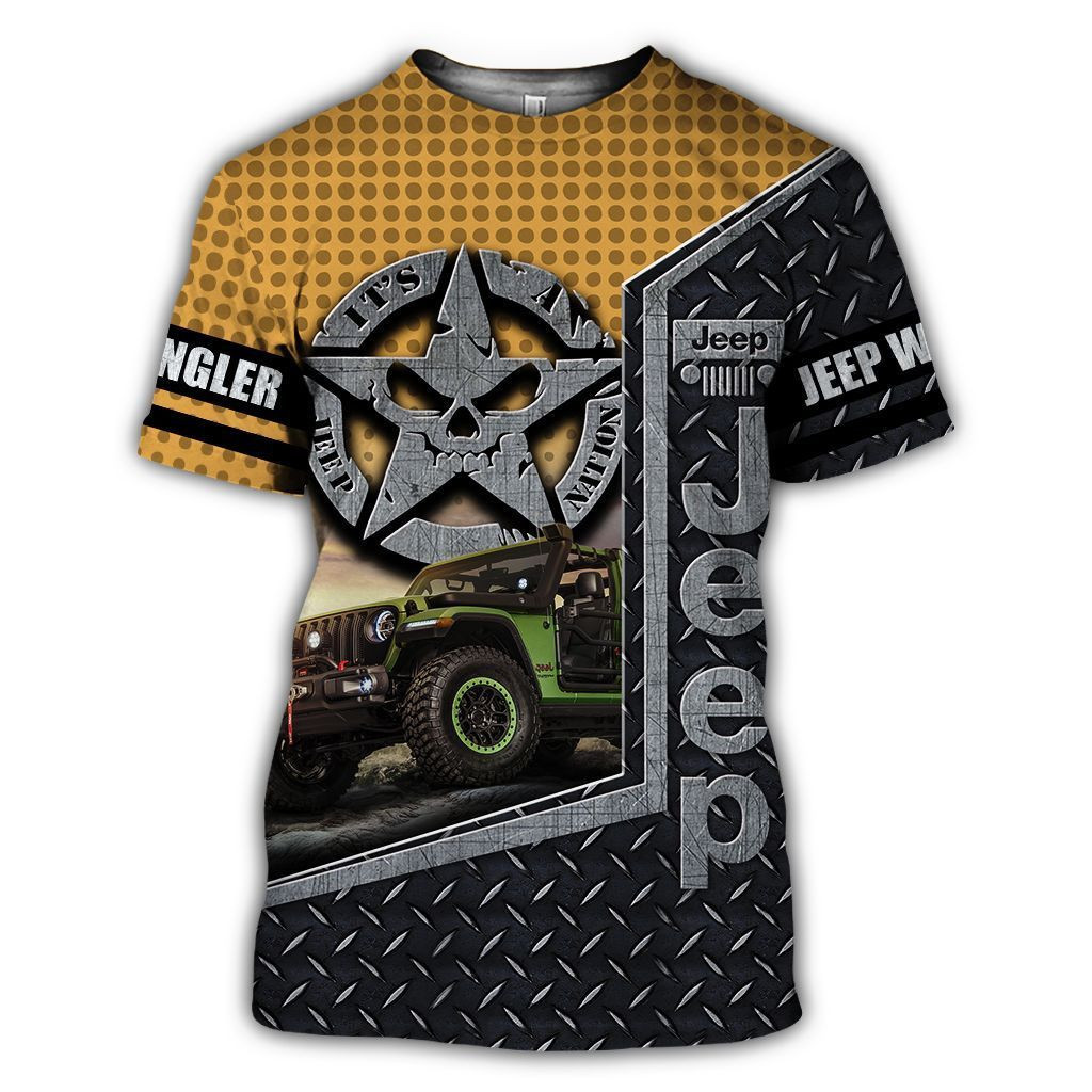 Jeep Wrangler 3D All Over Printed Clothes J23