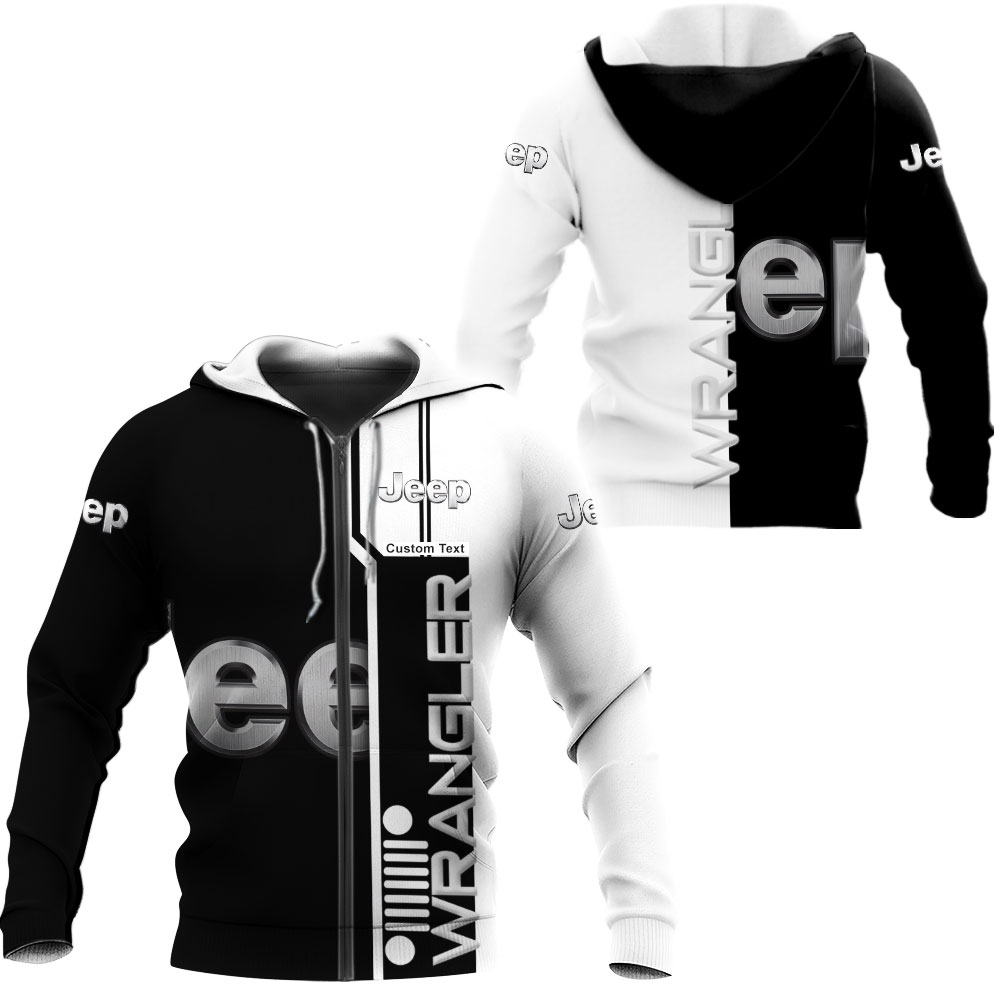 Jeep wrangler 3D Apparel Zip Hoodie,Pant,Polo, Button Hawaii Shirt Personalized