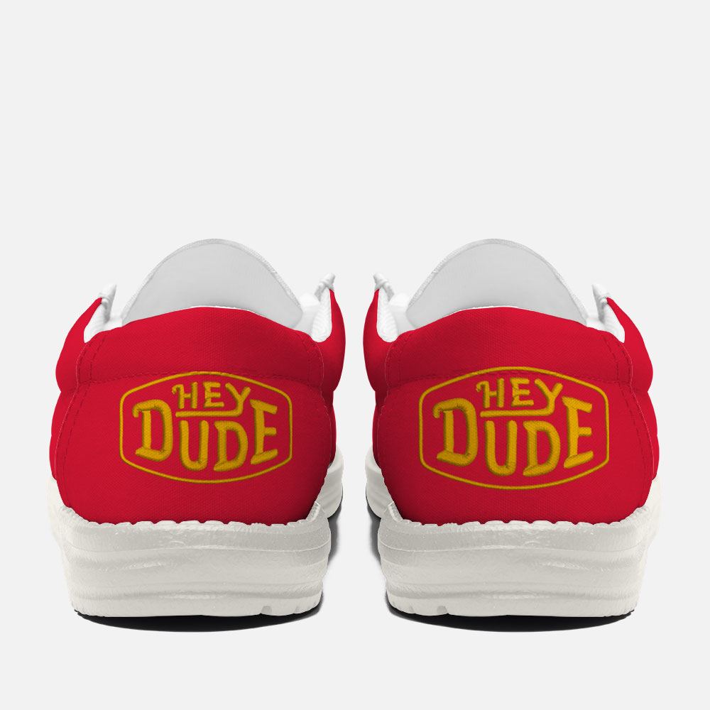 Kansas City Chiefs – Football Hey Dude Canvas Loafer Shoes