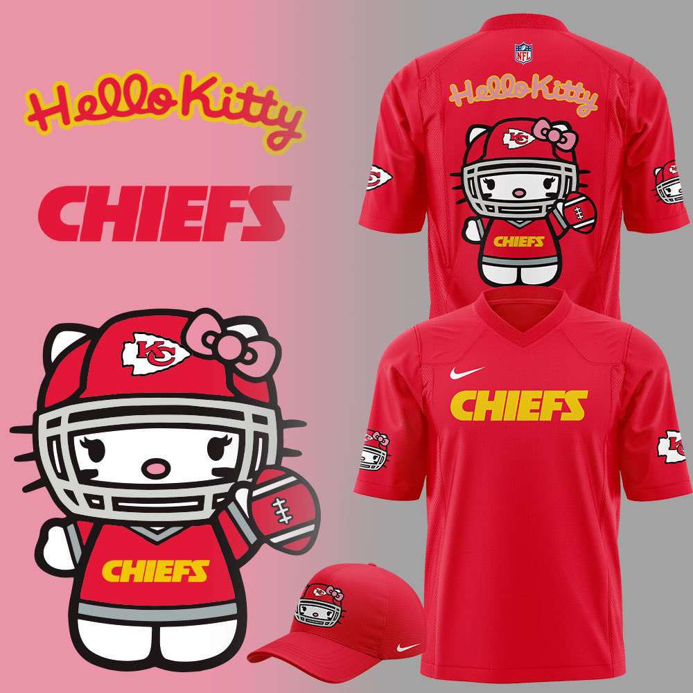Kansas City Chiefs Jersey+Pants+Cap Set 2024+NT13092409ID10DS10