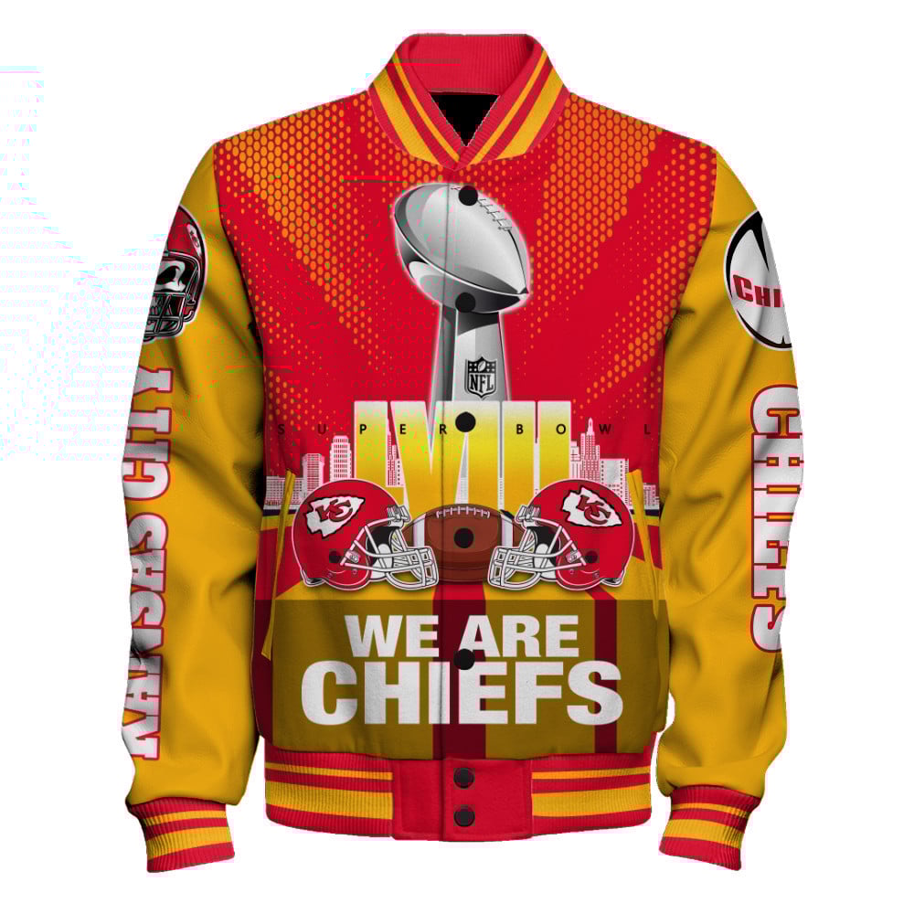 Kansas City Chiefs LVIII We Are Chiefs Varsity Jacket