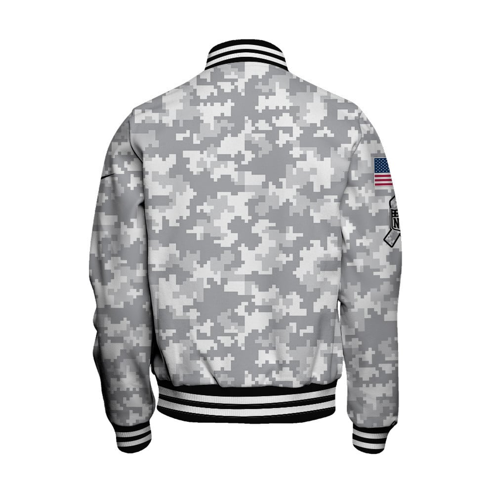 Kansas City Chiefs National Football League Arctic Camo Unisex Varsity Jacket
