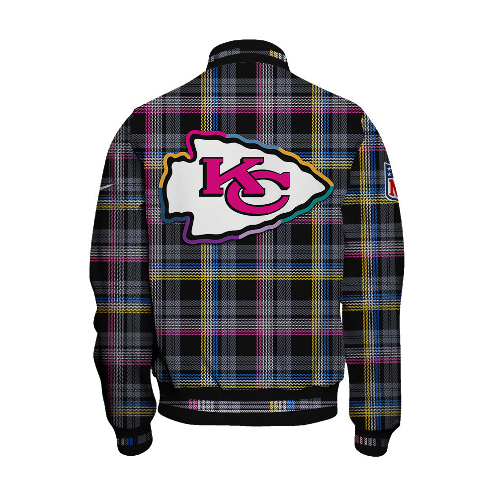 Kansas City Chiefs National Football League Crucial Catch Unisex Varsity Jacket