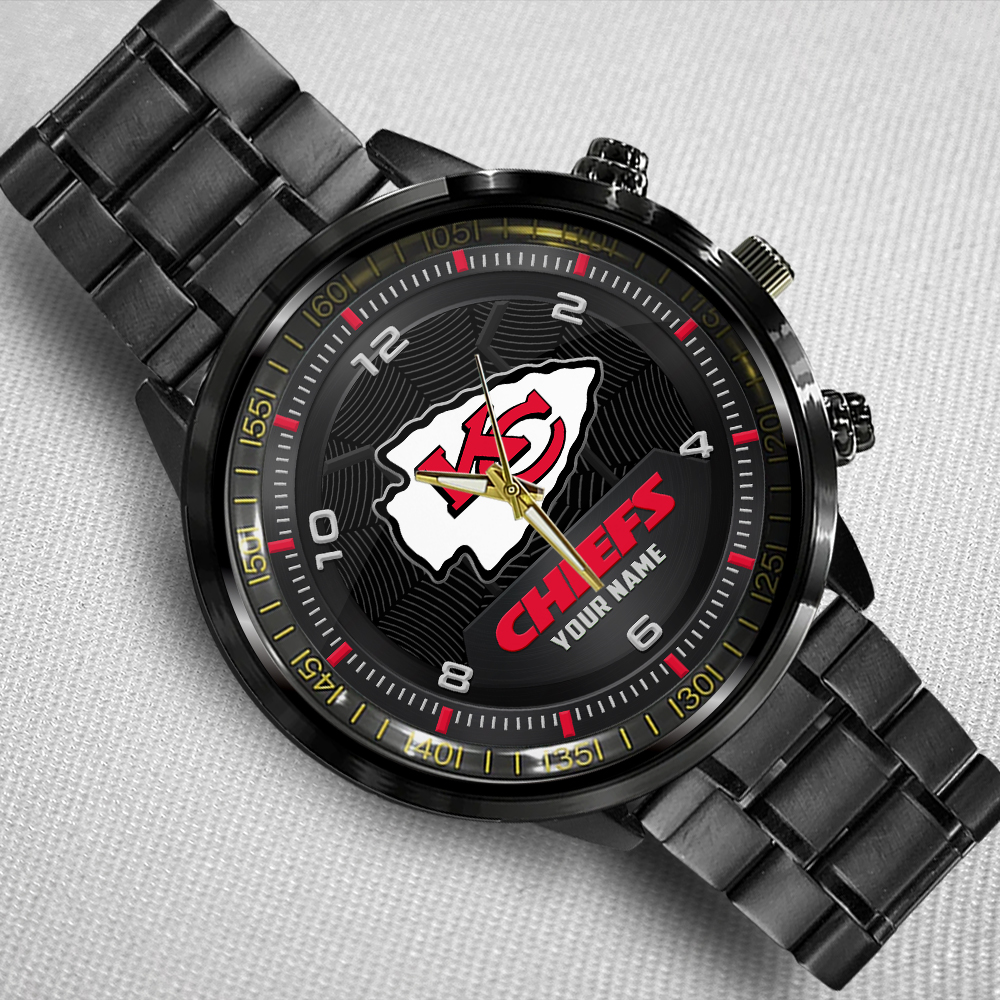 Kansas City Chiefs Stainless Steel Watch