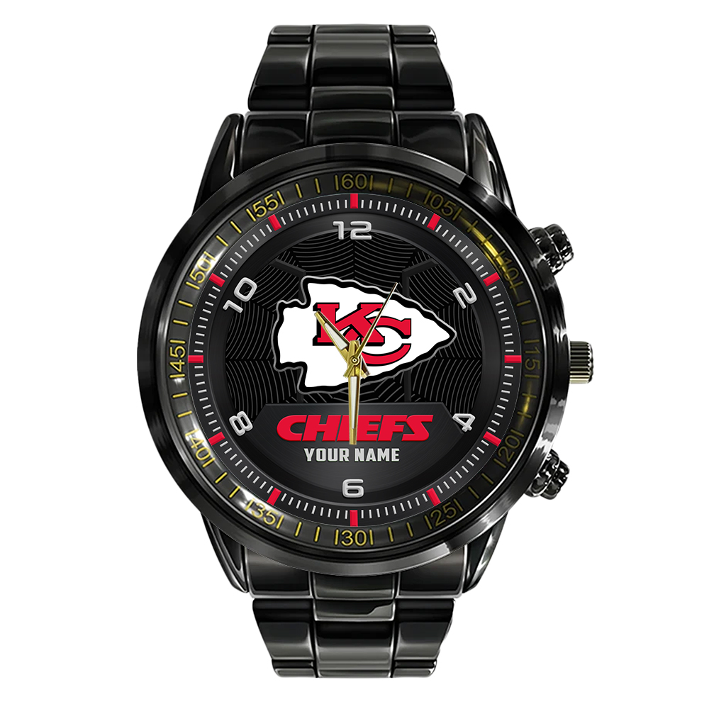 Kansas City Chiefs Stainless Steel Watch