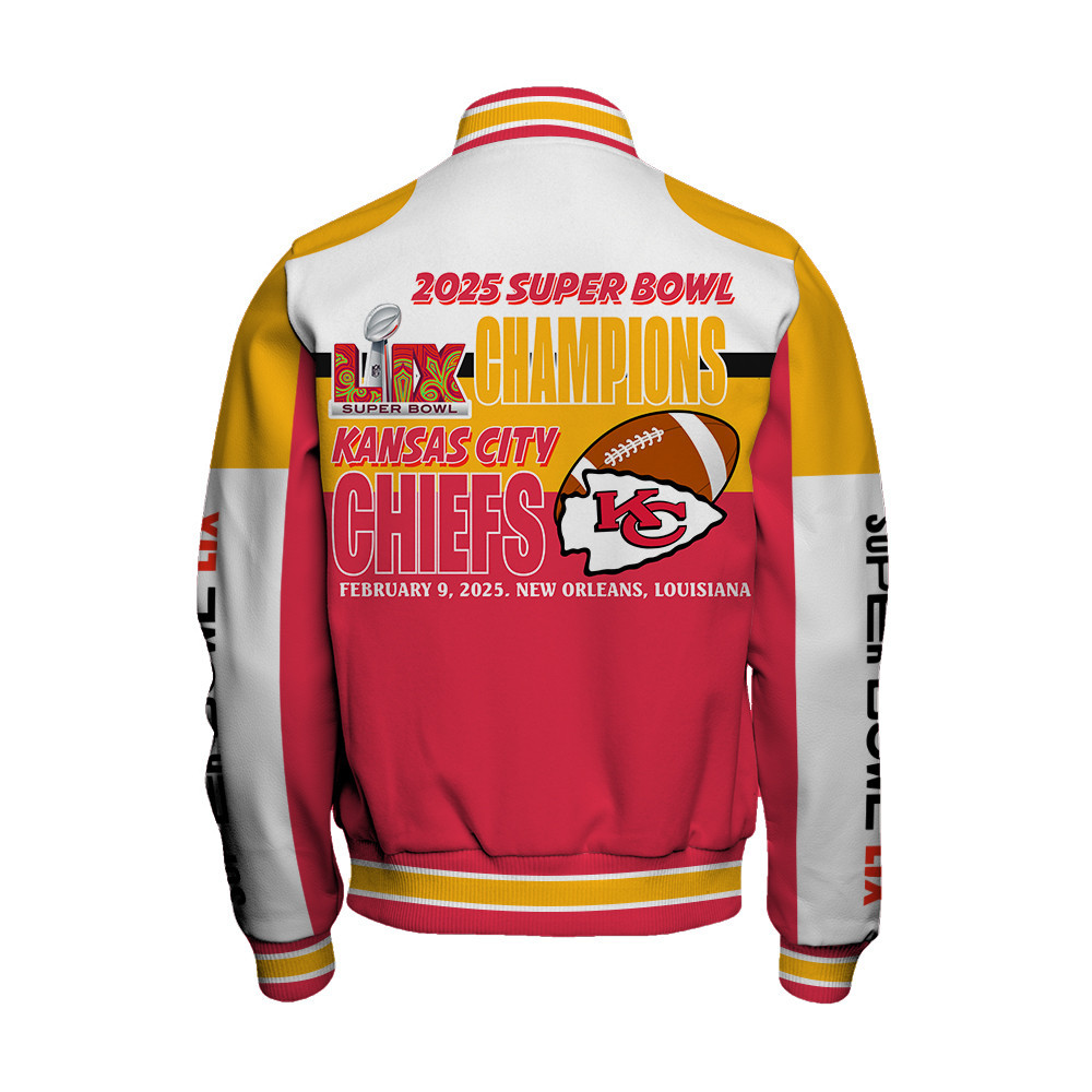 Kansas City Chiefs Super Bowl LIX 2025 Winning Spirit Varsity Jacket