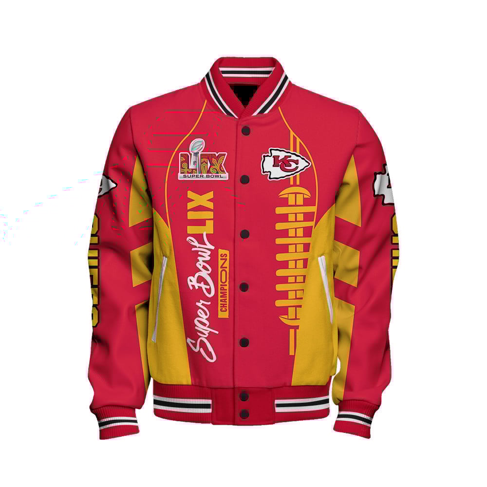 Kansas City Chiefs Super Bowl LIX Champions Relive The Glory Varsity Jacket