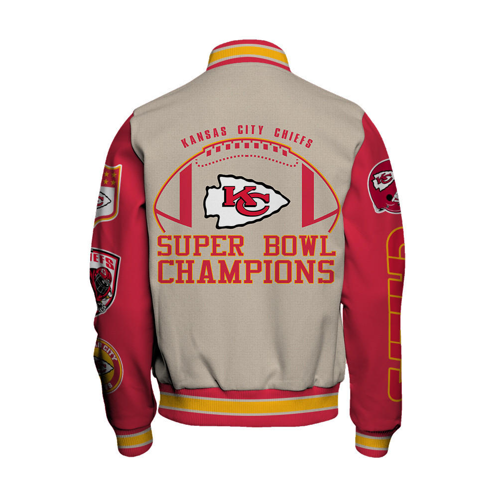 Kansas City Chiefs Super Bowl LIX Lead The Way Varsity Jacket