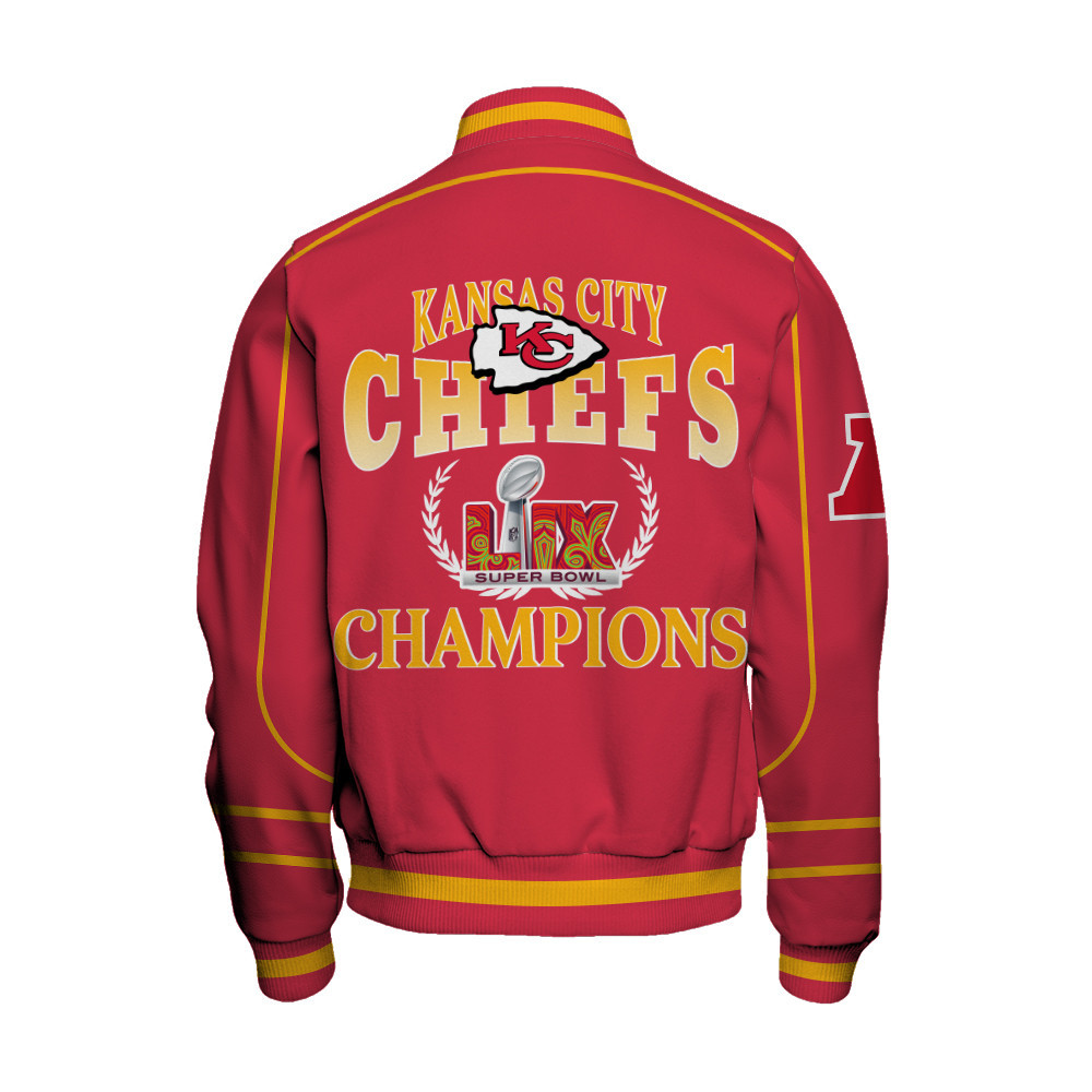 Kansas City Chiefs Super Bowl LIX The New King Varsity Jacket