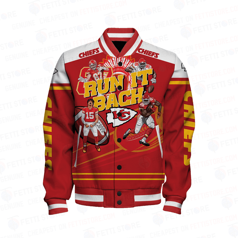 KCC Run It Back New Design Print Varsity Jacket