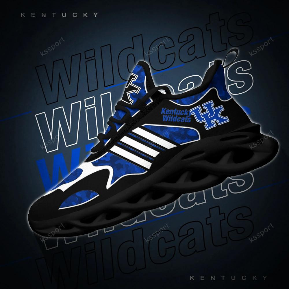 Kentucky Wildcats Max Soul Clunky, Camo Running Sneakers For Fan Ever