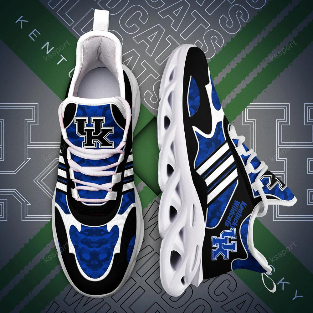 Kentucky Wildcats Max Soul Clunky, Camo Running Sneakers For Fan Ever