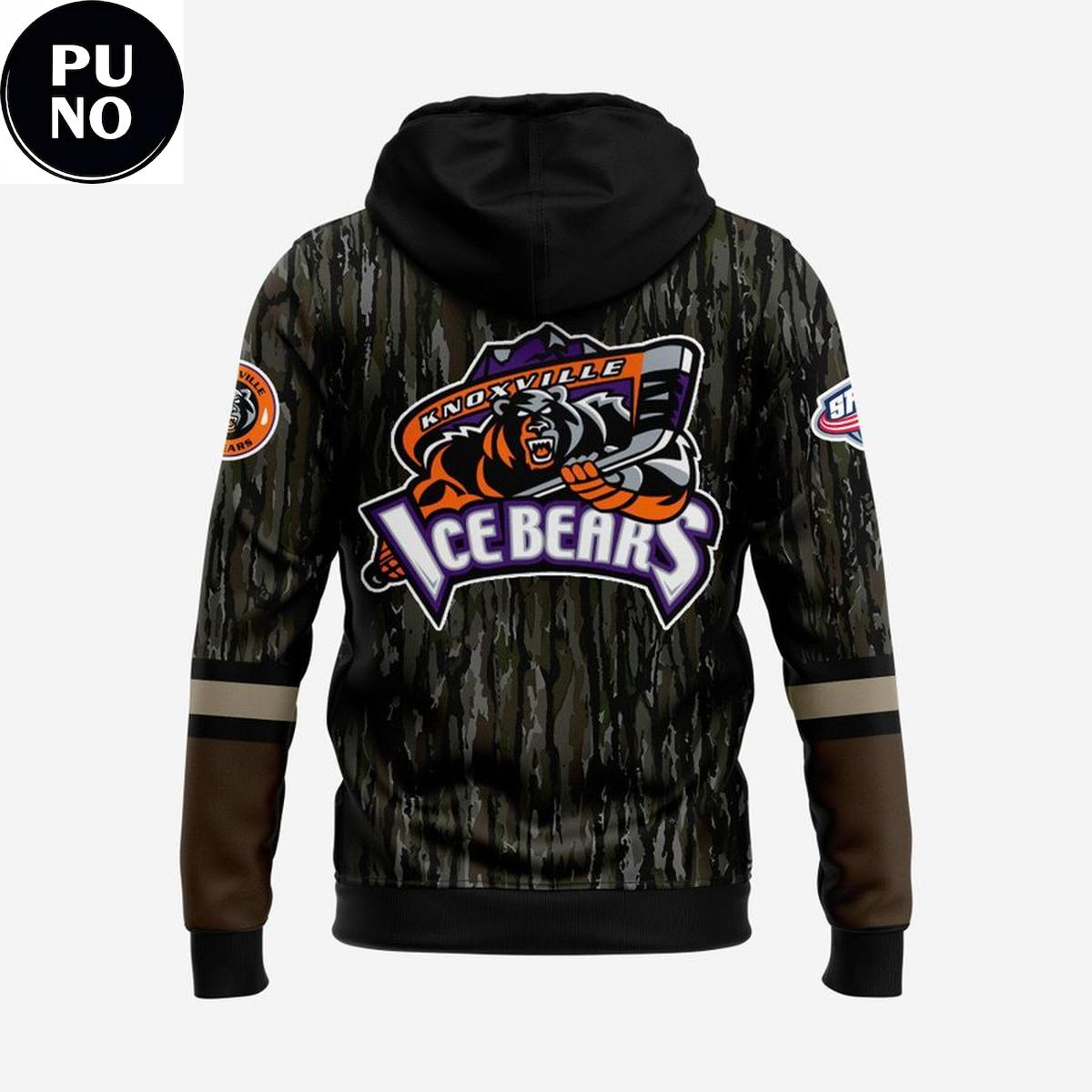 Knoxville Ice Bears x Realtree Night 2026 Camo Hoodie