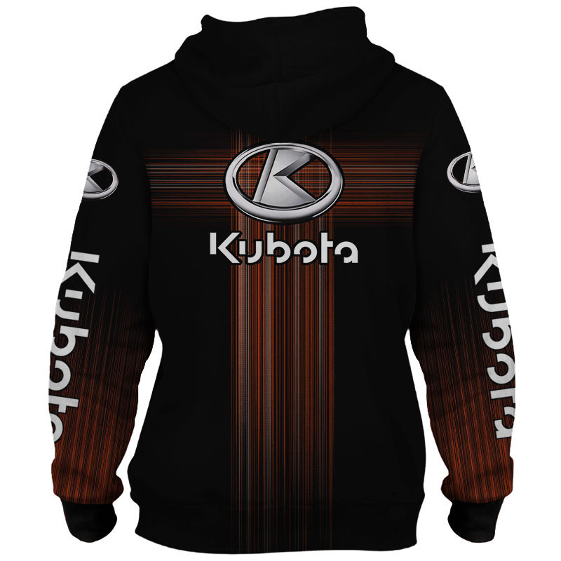 Kubota Skull Tshirt, sweatshirt, Polo, Hawaiian, Hoodie 3D Apparel Full Printing Custom Name