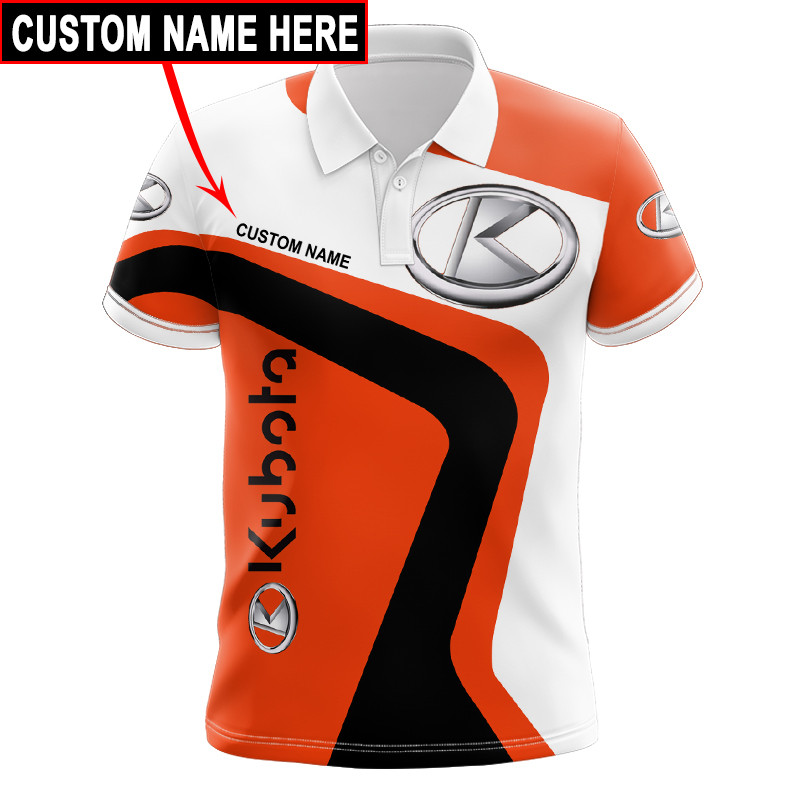 Kubota t-shirt hoodie apparel 3D full printing